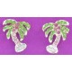 ER 1207 Silver Palm Tree Earrings OUT OF STOCK